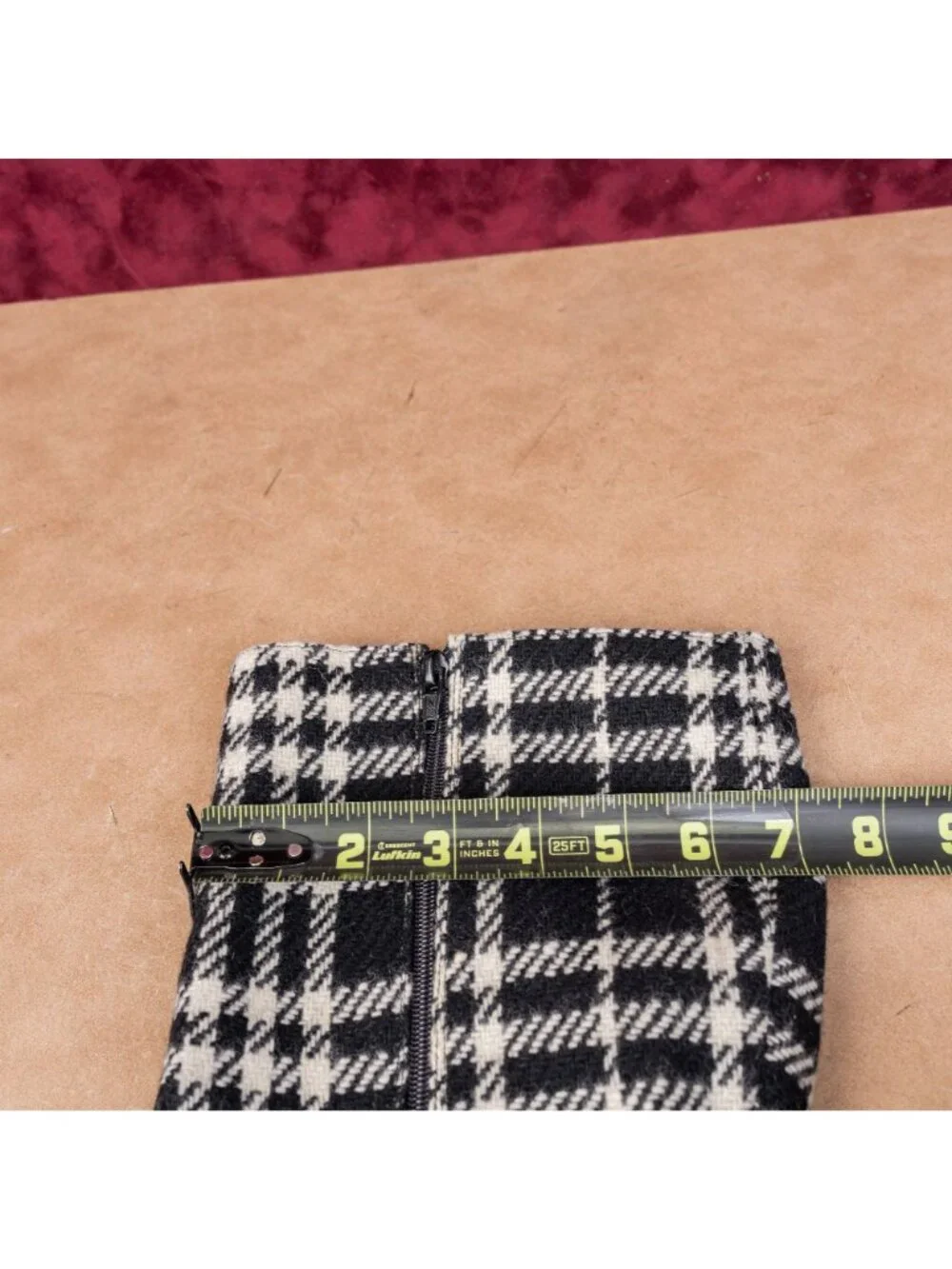 Burberry Women Twed Wool Pointy Toe Fashion Heel Knee Boots sz 11US EUR41 - Picture 5 of 9